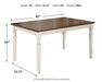 Whitesburg Dining Table - World Furniture Gallery (Newark, CA)