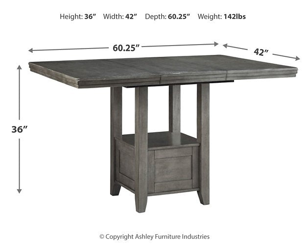 Hallanden D589-42-124(4)-60 - World Furniture Gallery (Newark, CA)