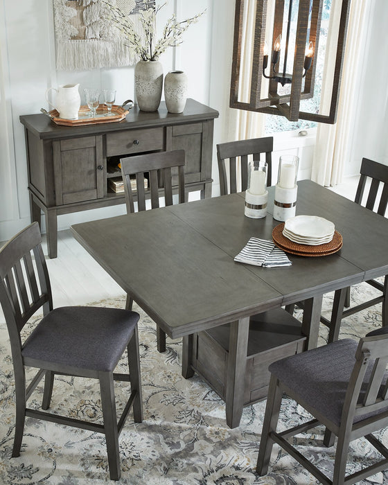 Hallanden Counter Height Dining Extension Table - World Furniture Gallery (Newark, CA)