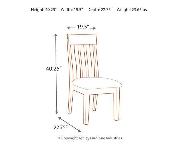 Ralene Dining Chair - World Furniture Gallery (Newark, CA)