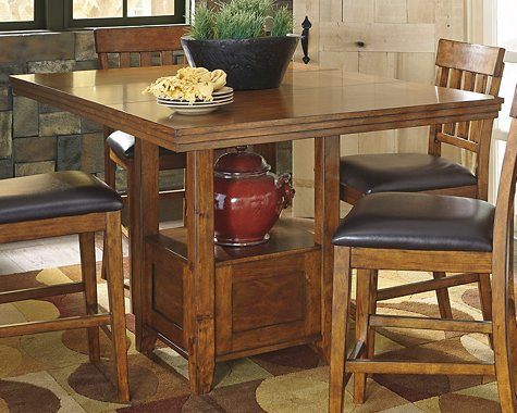 Ralene Counter Height Dining Extension Table - World Furniture Gallery (Newark, CA)