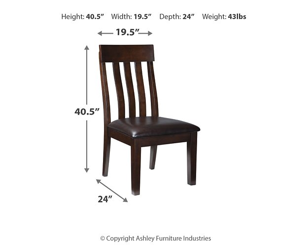 Haddigan Dining Chair Set - World Furniture Gallery (Newark, CA)