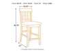 Haddigan Counter Height Bar Stool - World Furniture Gallery (Newark, CA)