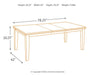 Haddigan Dining Extension Table - World Furniture Gallery (Newark, CA)