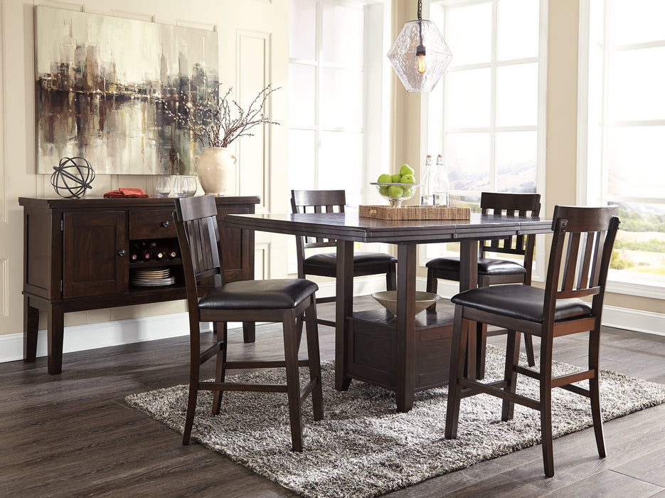 Haddigan Counter Height Dining Extension Table - World Furniture Gallery (Newark, CA)