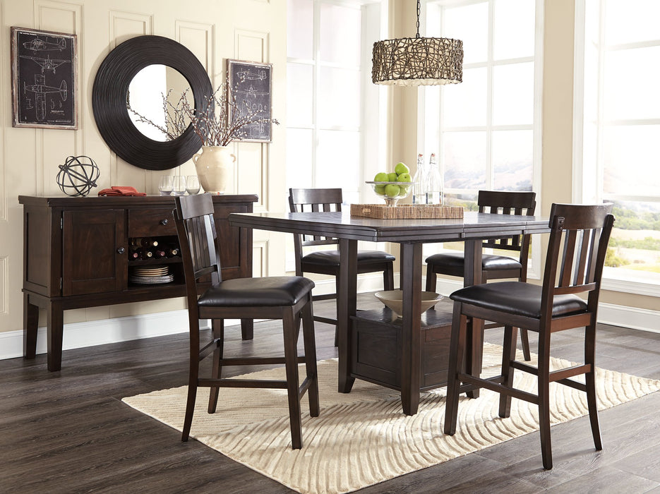 Haddigan Counter Height Dining Set - World Furniture Gallery (Newark, CA)