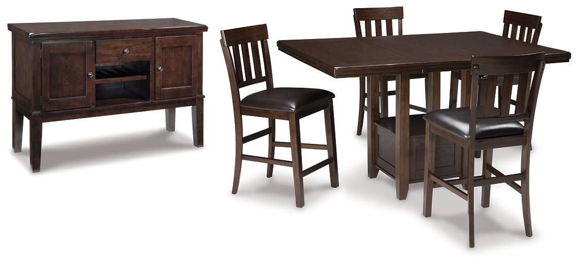 Haddigan Counter Height Dining Set - World Furniture Gallery (Newark, CA)