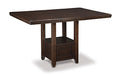 Haddigan Counter Height Dining Extension Table - World Furniture Gallery (Newark, CA)