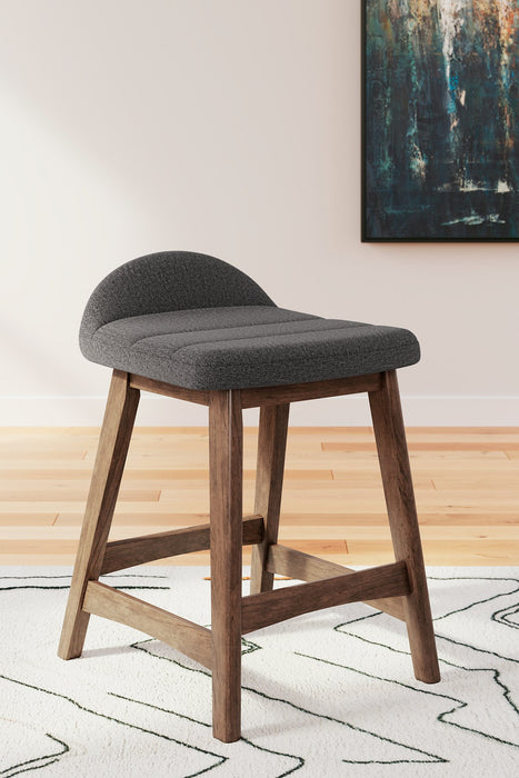 Lyncott Counter Height Bar Stool - World Furniture Gallery (Newark, CA)