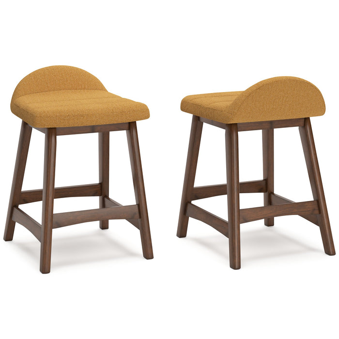 Lyncott Counter Height Bar Stool - World Furniture Gallery (Newark, CA)