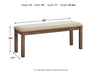 Moriville Dining Bench - World Furniture Gallery (Newark, CA)