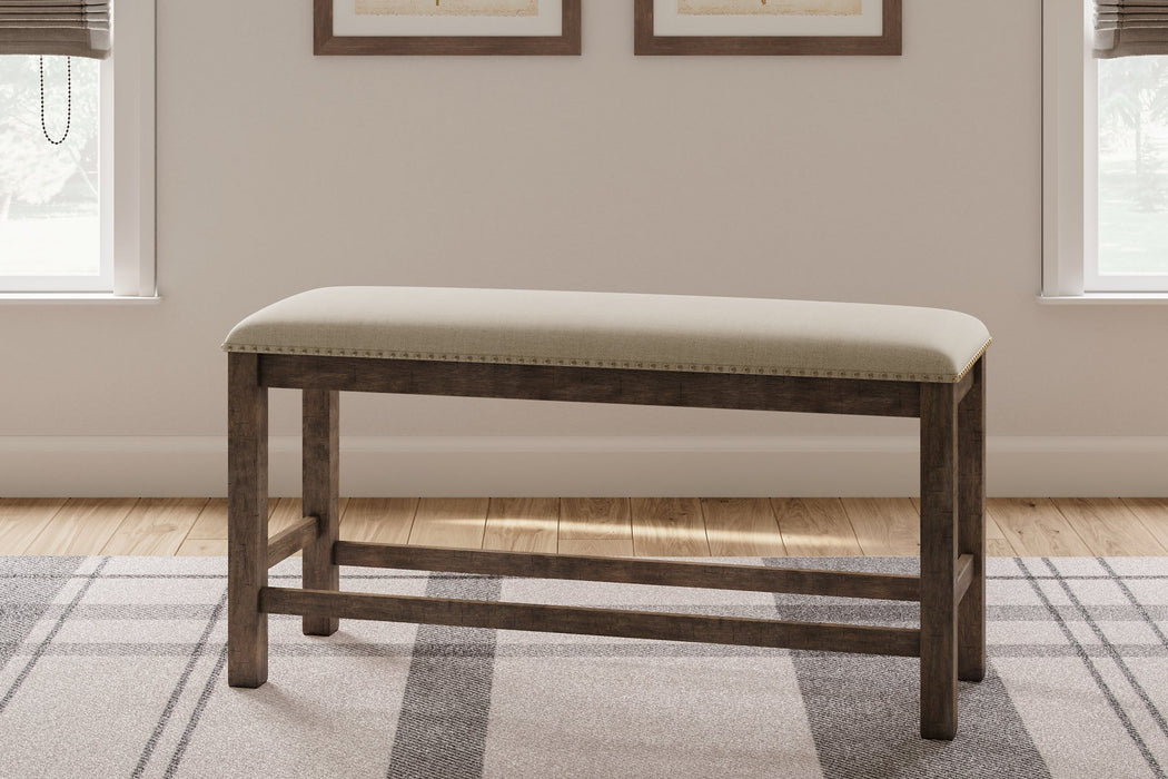 Moriville Counter Height Dining Bench - World Furniture Gallery (Newark, CA)