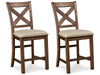 Moriville Bar Stool Set - World Furniture Gallery (Newark, CA)