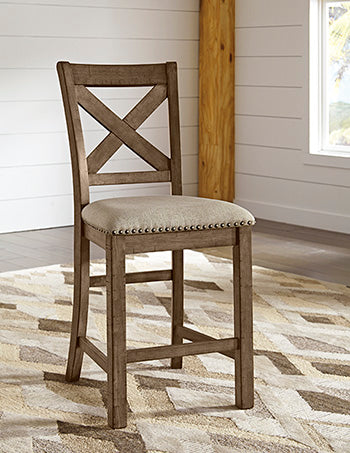 Moriville Bar Stool Set - World Furniture Gallery (Newark, CA)