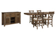 Moriville Counter Height Dining Set - World Furniture Gallery (Newark, CA)