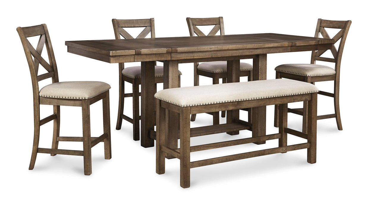 Moriville Counter Height Dining Extension Table - World Furniture Gallery (Newark, CA)