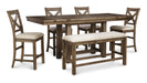 Moriville Counter Height Dining Extension Table - World Furniture Gallery (Newark, CA)