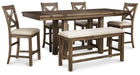 Moriville Counter Height Dining Set - World Furniture Gallery (Newark, CA)