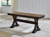 Wildenauer 50" Dining Bench - World Furniture Gallery (Newark, CA)