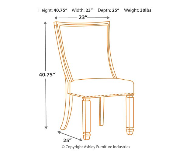 Bolanburg Dining Chair - World Furniture Gallery (Newark, CA)