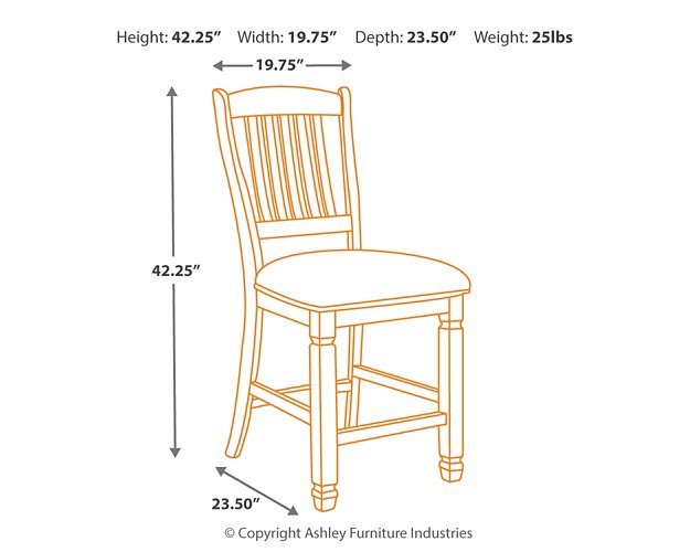 Bolanburg Counter Height Dining Set - World Furniture Gallery (Newark, CA)