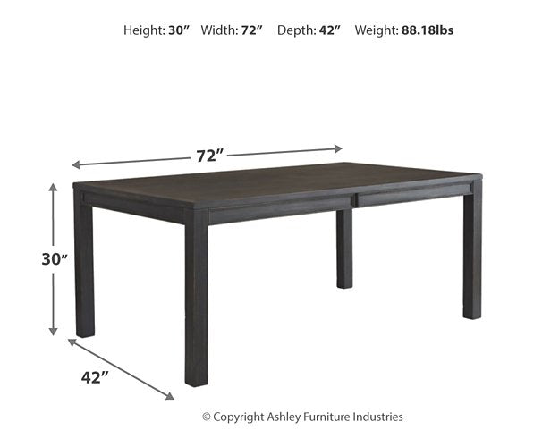 Jeanette Dining Table - World Furniture Gallery (Newark, CA)