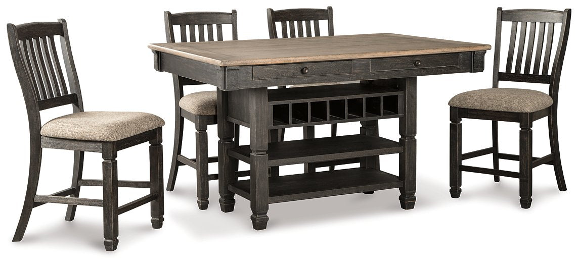 Tyler Creek Counter Height Dining Set - World Furniture Gallery (Newark, CA)