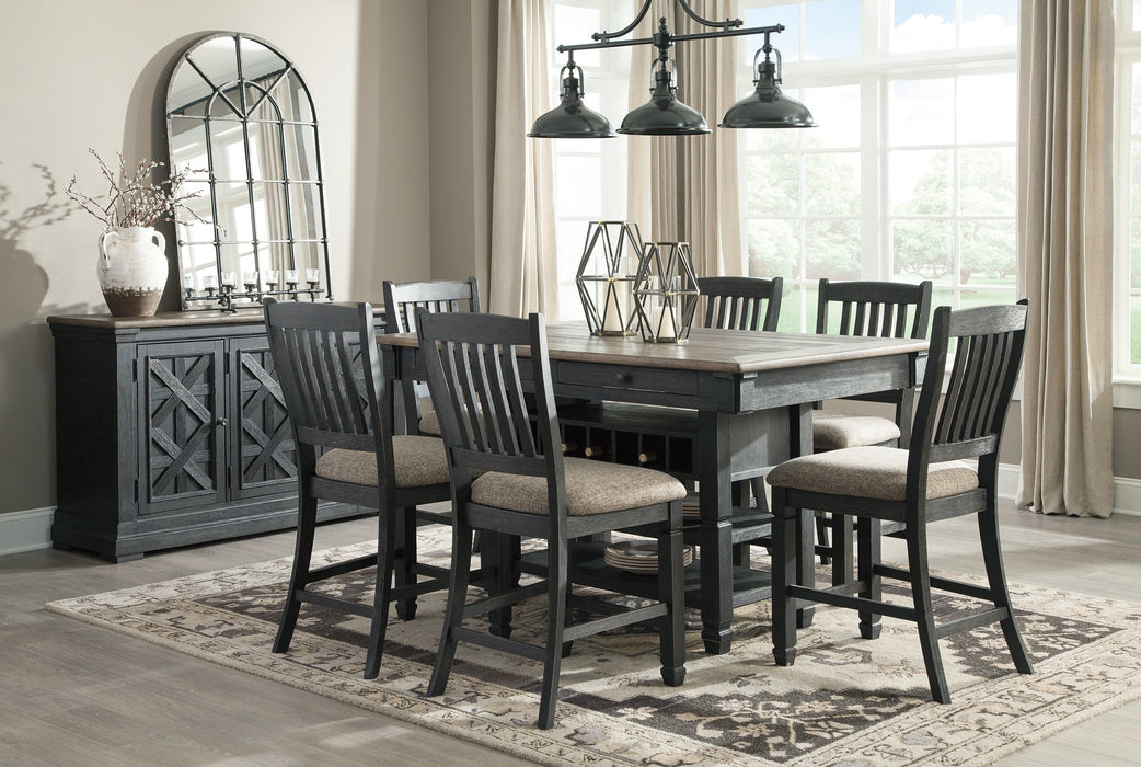 Tyler Creek Counter Height Dining Set - World Furniture Gallery (Newark, CA)