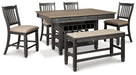 Tyler Creek Counter Height Dining Set - World Furniture Gallery (Newark, CA)