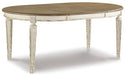 Realyn Dining Extension Table - World Furniture Gallery (Newark, CA)