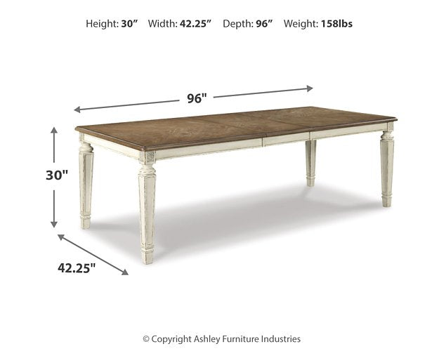 Realyn Dining Extension Table - World Furniture Gallery (Newark, CA)