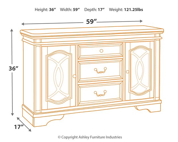 Realyn Dining Server - World Furniture Gallery (Newark, CA)