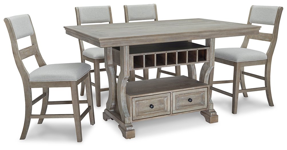 Moreshire Counter Height Dining Set - World Furniture Gallery (Newark, CA)