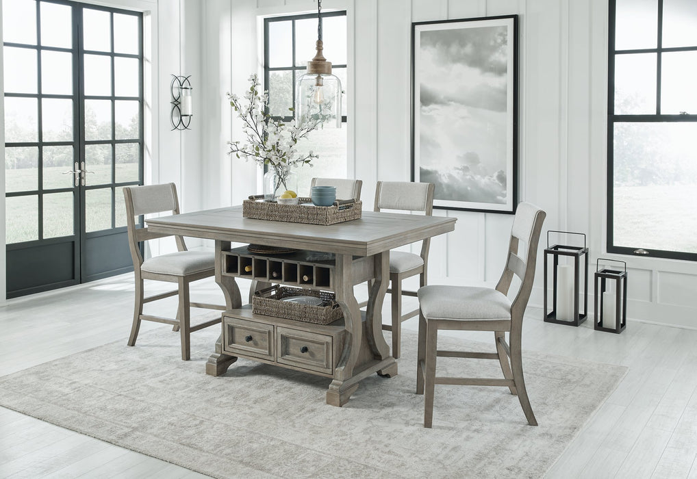 Moreshire Counter Height Dining Set - World Furniture Gallery (Newark, CA)