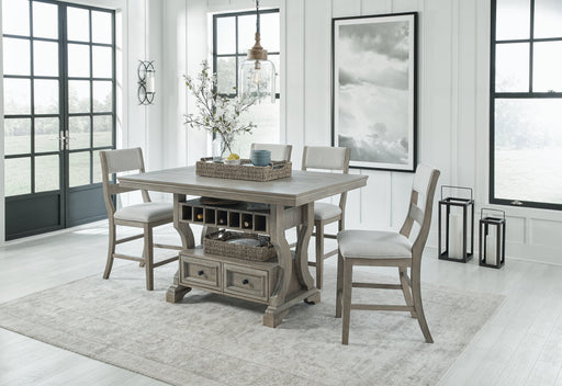 Moreshire Counter Height Dining Set - World Furniture Gallery (Newark, CA)