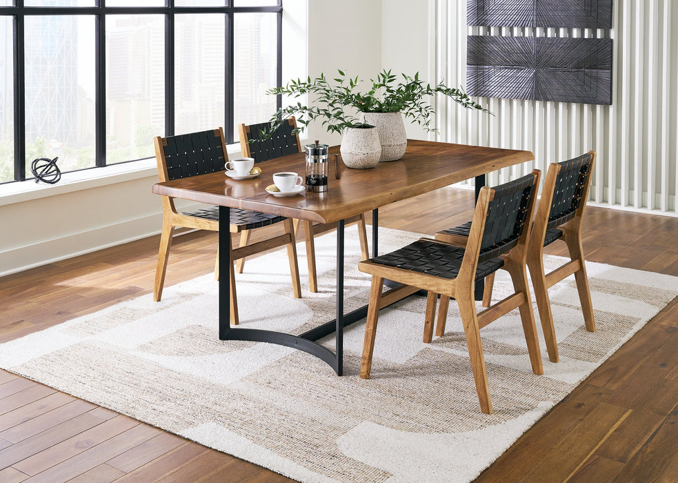 Fortmaine Dining Package - World Furniture Gallery (Newark, CA)