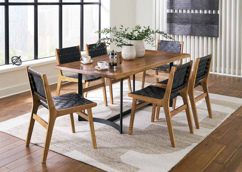 Fortmaine Dining Package - World Furniture Gallery (Newark, CA)