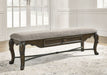 Maylee 63" Dining Bench - World Furniture Gallery (Newark, CA)