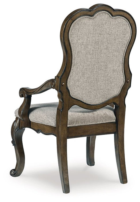 Maylee Dining Arm Chair - World Furniture Gallery (Newark, CA)