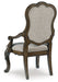 Maylee Dining Arm Chair - World Furniture Gallery (Newark, CA)