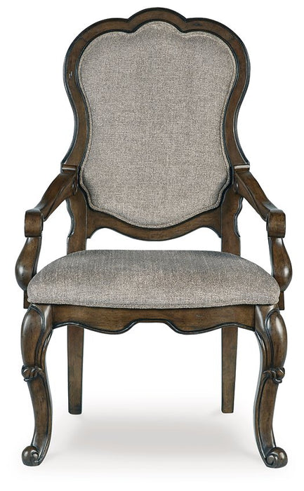 Maylee Dining Arm Chair - World Furniture Gallery (Newark, CA)