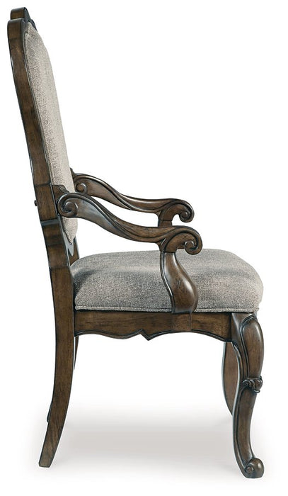 Maylee Dining Arm Chair - World Furniture Gallery (Newark, CA)