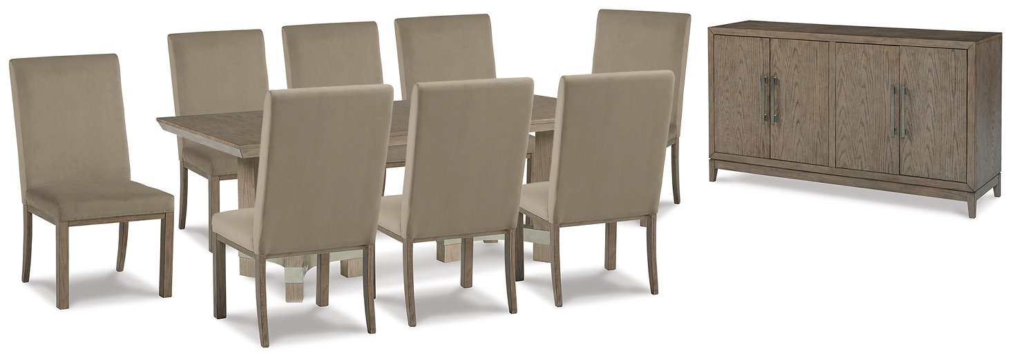 Chrestner Dining Set - World Furniture Gallery (Newark, CA)