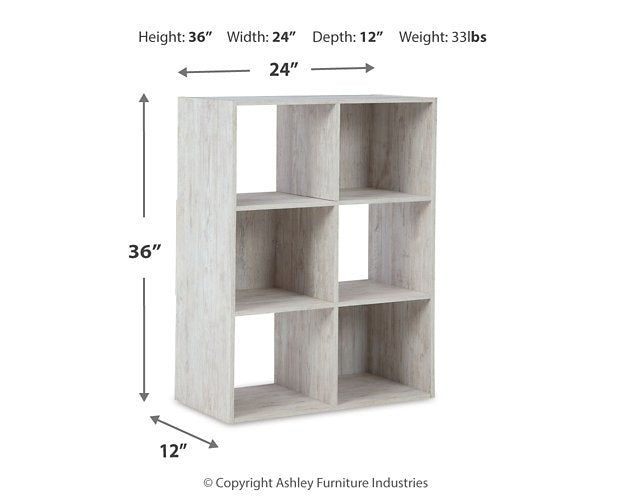 Paxberry Six Cube Organizer - World Furniture Gallery (Newark, CA)