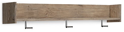 Oliah Bench with Coat Rack - World Furniture Gallery (Newark, CA)