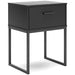 Socalle Nightstand - World Furniture Gallery (Newark, CA)