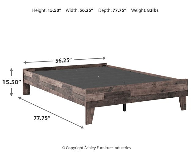 Neilsville Panel Bed - World Furniture Gallery (Newark, CA)