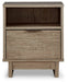 Oliah Nightstand - World Furniture Gallery (Newark, CA)