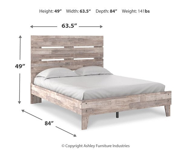 Neilsville Panel Bed - World Furniture Gallery (Newark, CA)