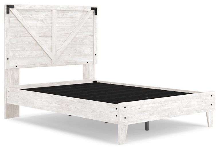 Shawburn Crossbuck Panel Bed - World Furniture Gallery (Newark, CA)